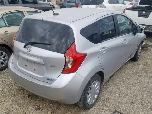 3N1CE2CP7GL386516 - 2016 NISSAN VERSA NOTE SILVER photo 4