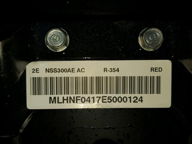 MLHNF0417E5000124 - 2014 HONDA NSS300 A RED photo 10