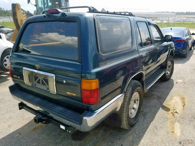 JT3VN29V4S0050957 - 1995 TOYOTA 4RUNNER VN GREEN photo 4