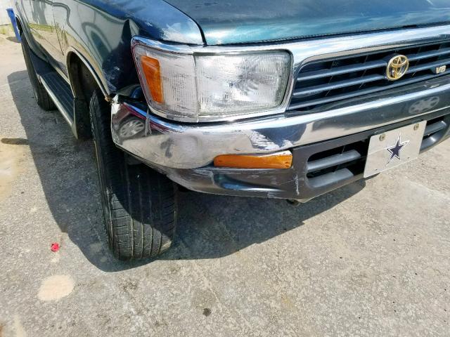 JT3VN29V4S0050957 - 1995 TOYOTA 4RUNNER VN GREEN photo 9