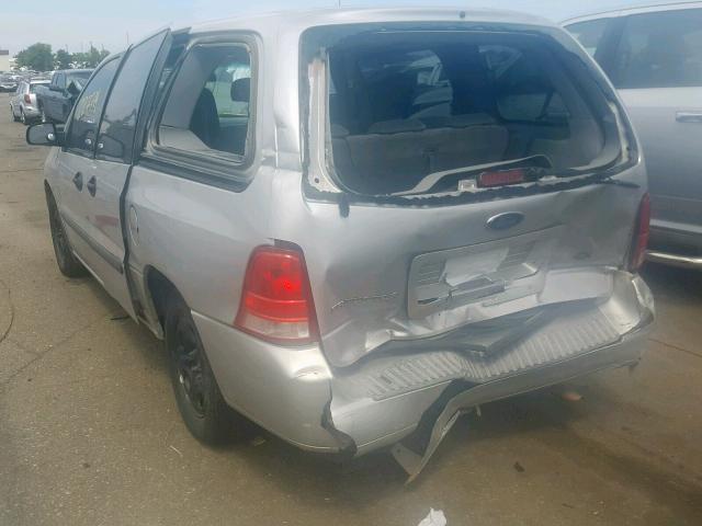 2FMZA50644BA24422 - 2004 FORD FREESTAR S GRAY photo 3