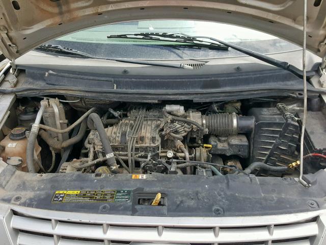 2FMZA50644BA24422 - 2004 FORD FREESTAR S GRAY photo 7