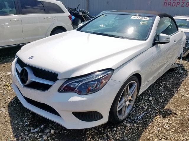 WDDKK5KF3EF245595 - 2014 MERCEDES-BENZ E 350 WHITE photo 2