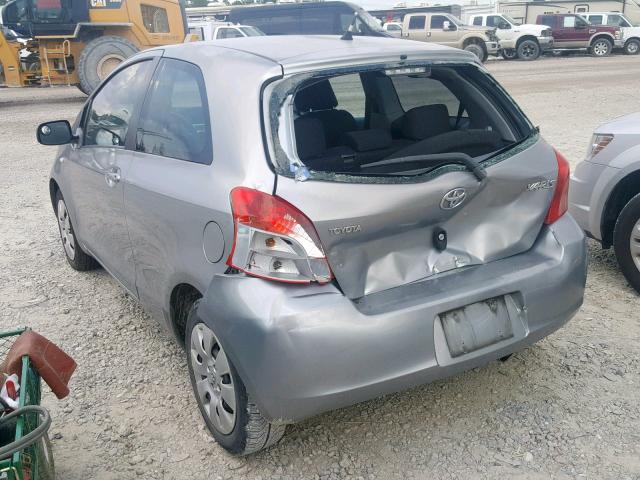 JTDJT923675111785 - 2007 TOYOTA YARIS SILVER photo 3