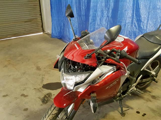 MLHMC4106C5207852 - 2012 HONDA CBR250 R RED photo 9