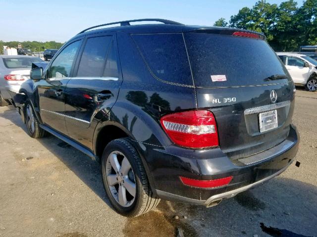 4JGBB8GB4BA657899 - 2011 MERCEDES-BENZ ML 350 4MA BLACK photo 3