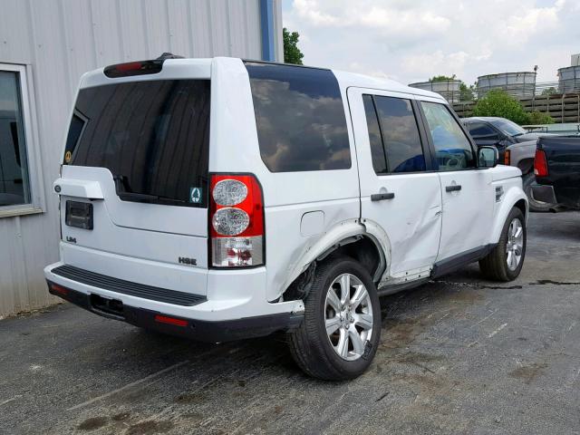 SALAK2D44DA658131 - 2013 LAND ROVER LR4 HSE LU WHITE photo 4