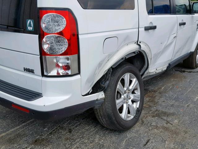 SALAK2D44DA658131 - 2013 LAND ROVER LR4 HSE LU WHITE photo 9