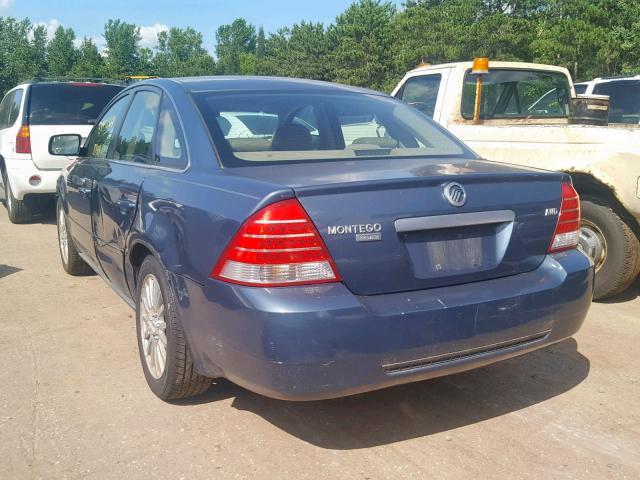 1MEFM43195G617307 - 2005 MERCURY MONTEGO PR 蓝色 照片 3
