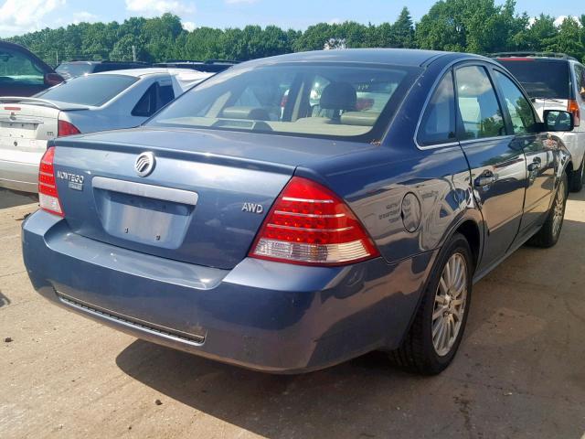 1MEFM43195G617307 - 2005 MERCURY MONTEGO PR 蓝色 照片 4