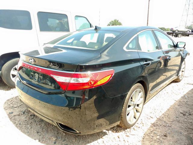 KMHFH4JG9DA325053 - 2013 HYUNDAI AZERA GLS BLACK photo 4