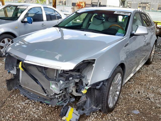 1G6DP8EV2A0112092 - 2010 CADILLAC CTS PREMIU SILVER photo 2