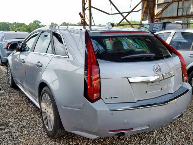 1G6DP8EV2A0112092 - 2010 CADILLAC CTS PREMIU SILVER photo 3