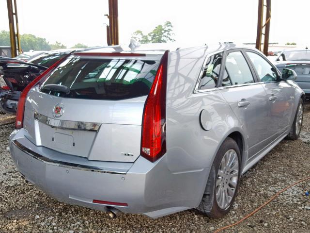 1G6DP8EV2A0112092 - 2010 CADILLAC CTS PREMIU SILVER photo 4