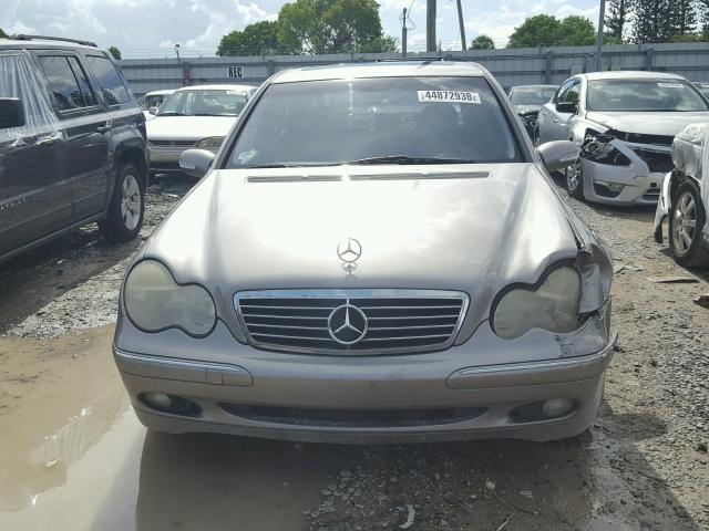 WDBRF61J93A451862 - 2003 MERCEDES-BENZ C 240 SILVER photo 9