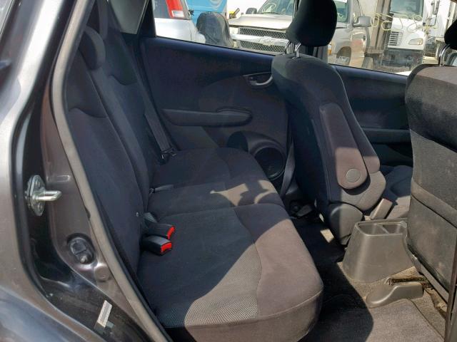 JHMGE8G55BC006411 - 2011 HONDA FIT SPORT GRAY photo 6