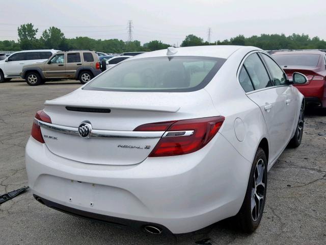 2G4GL5EX6H9183622 - 2017 BUICK REGAL SPOR WHITE photo 4