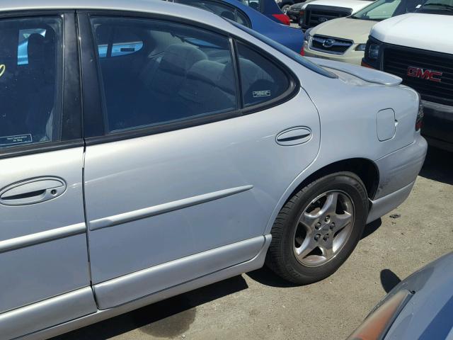 1G2WP52KXWF220709 - 1998 PONTIAC GRAND PRIX ვერცხლისფერი ფოტო 10