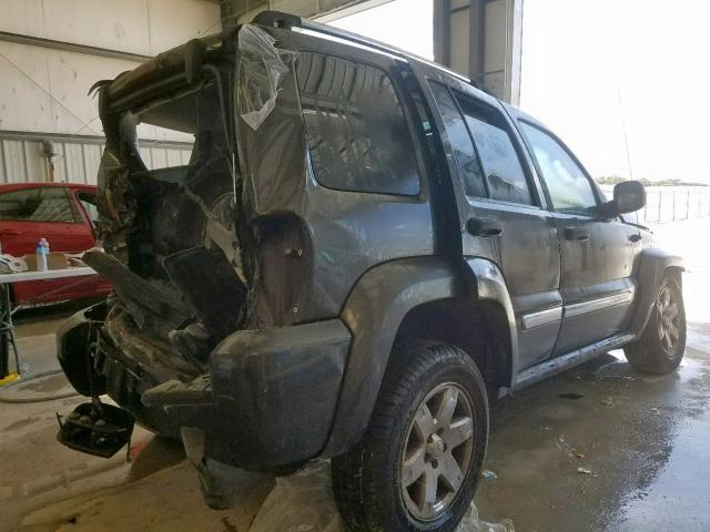 1J4GK58K05W511203 - 2005 JEEP LIBERTY LI GRAY photo 4