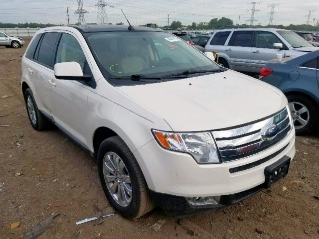 2FMDK38C58BA74483 - 2008 FORD EDGE SEL WHITE photo 1