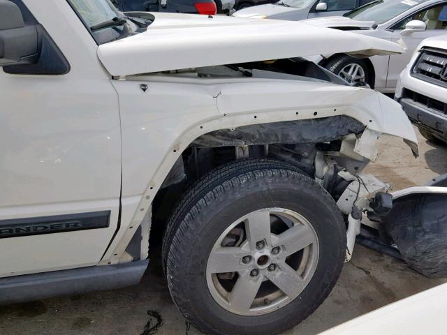 1J8HG48K07C612437 - 2007 JEEP COMMANDER 白色 照片 10