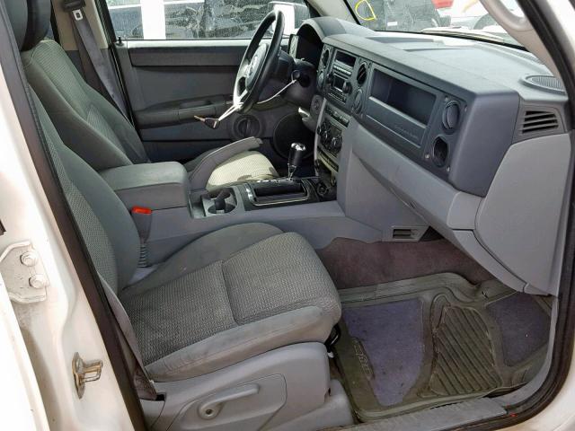 1J8HG48K07C612437 - 2007 JEEP COMMANDER 白色 照片 5