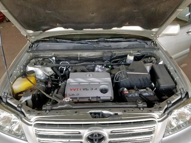 JTEDP21A960118813 - 2006 TOYOTA HIGHLANDER SILVER photo 7