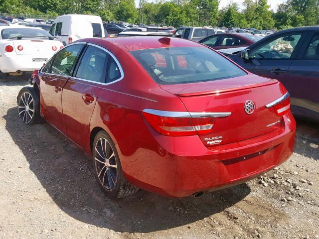 1G4PR5SK9H4105460 - 2017 BUICK VERANO SPO RED photo 3