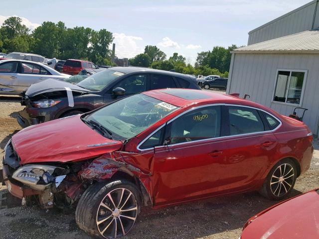 1G4PR5SK9H4105460 - 2017 BUICK VERANO SPO RED photo 9