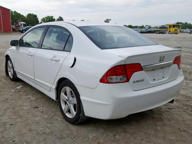 2HGFA16609H103079 - 2009 HONDA CIVIC LX-S أبيض صورة 3