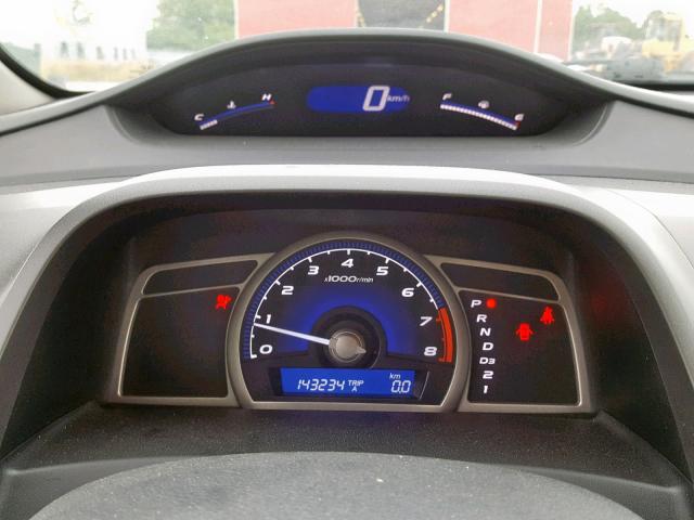 2HGFA16609H103079 - 2009 HONDA CIVIC LX-S أبيض صورة 8
