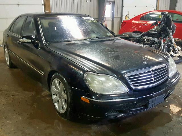 WDBNG75J91A146631 - 2001 MERCEDES-BENZ S 500 BLACK photo 1