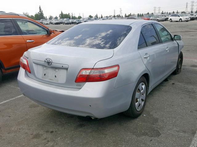 4T1BE46K67U149179 - 2007 TOYOTA CAMRY NEW SILVER photo 4