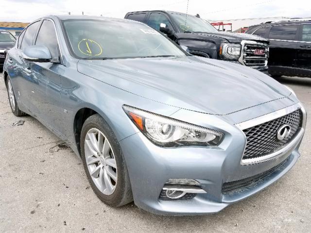 JN1BV7AP1FM345721 - 2015 INFINITI Q50 BASE BLUE photo 1