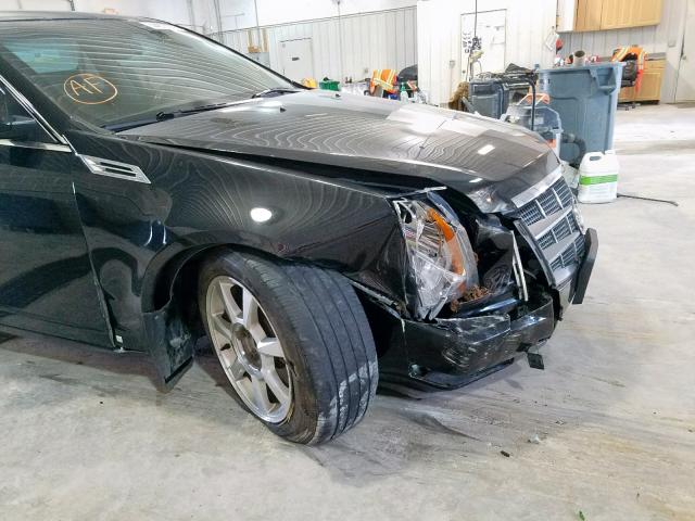 1G6DT57V780185105 - 2008 CADILLAC CTS HI FEA BLACK photo 9