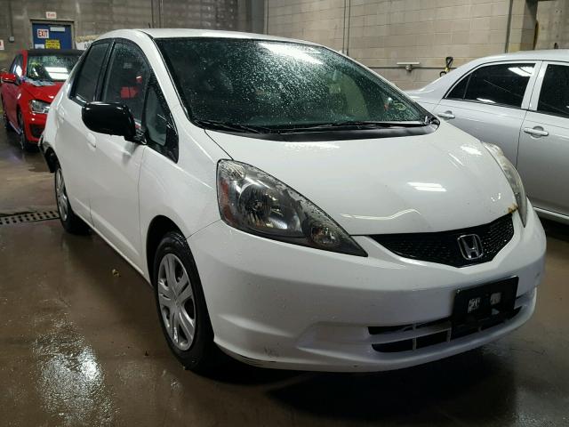 JHMGE88299S070732 - 2009 HONDA FIT WHITE photo 1