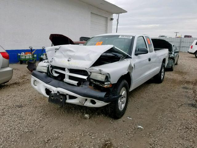 1D7HL32X53S355234 - 2003 DODGE DAKOTA SPO WHITE photo 2