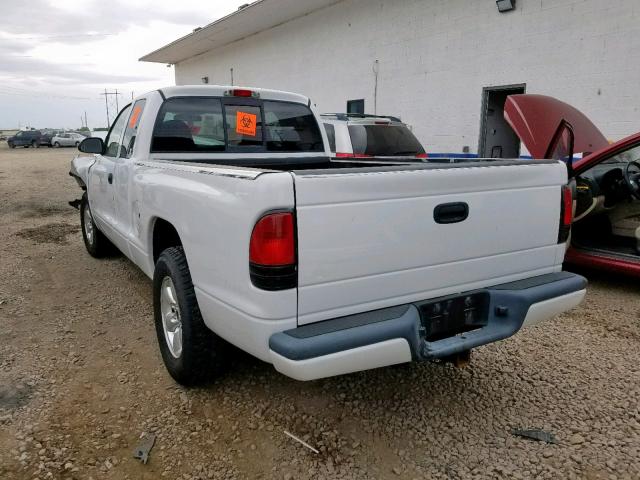 1D7HL32X53S355234 - 2003 DODGE DAKOTA SPO WHITE photo 3