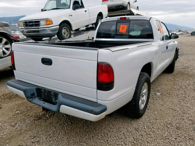 1D7HL32X53S355234 - 2003 DODGE DAKOTA SPO WHITE photo 4