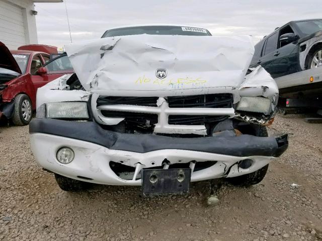 1D7HL32X53S355234 - 2003 DODGE DAKOTA SPO WHITE photo 9