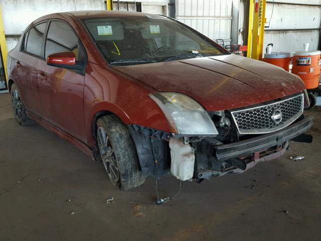 3N1CB6AP8AL654855 - 2010 NISSAN SENTRA SE- RED photo 1