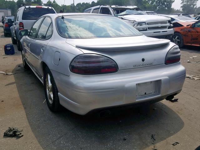 1G2WP52K31F171278 - 2001 PONTIAC GRAND PRIX SILVER photo 3