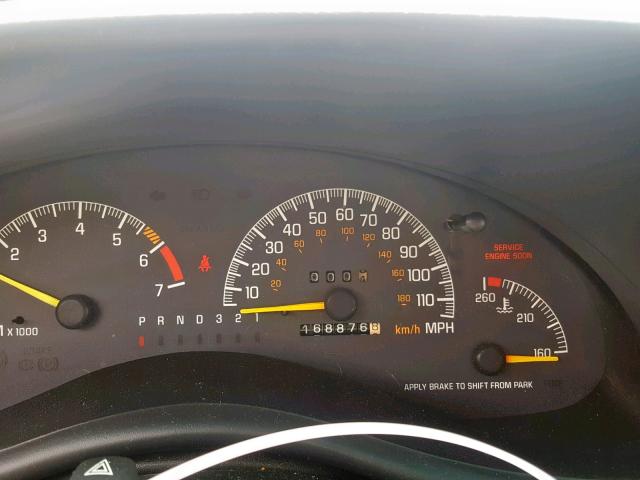 1G2WP52K31F171278 - 2001 PONTIAC GRAND PRIX SILVER photo 8