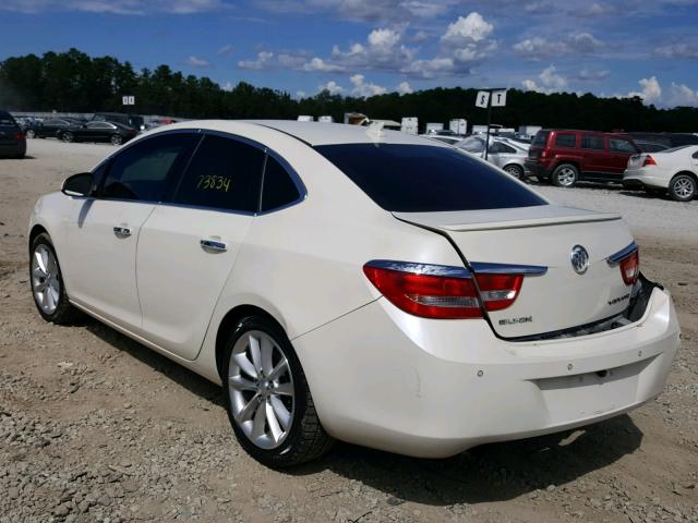 1G4PS5SK8C4219253 - 2012 BUICK VERANO WHITE photo 3