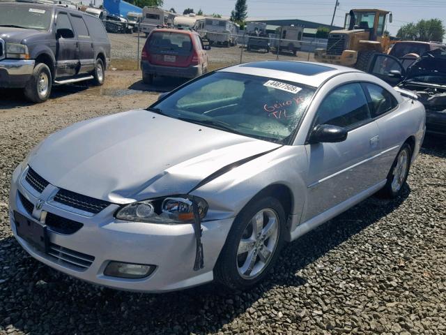 4B3AG52H24E038421 - 2004 DODGE STRATUS R/ SILVER photo 2