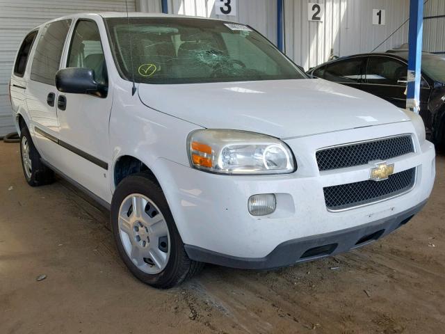 1GNDV13WX8D211419 - 2008 CHEVROLET UPLANDER WHITE photo 1