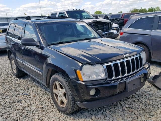 1J8HR58P77C645642 - 2007 JEEP GRAND CHER BLACK photo 1