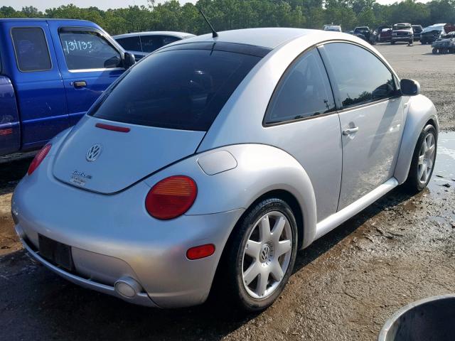 3VWFE21C92M457550 - 2002 VOLKSWAGEN NEW BEETLE 银色 照片 4