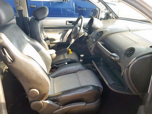 3VWFE21C92M457550 - 2002 VOLKSWAGEN NEW BEETLE 银色 照片 5
