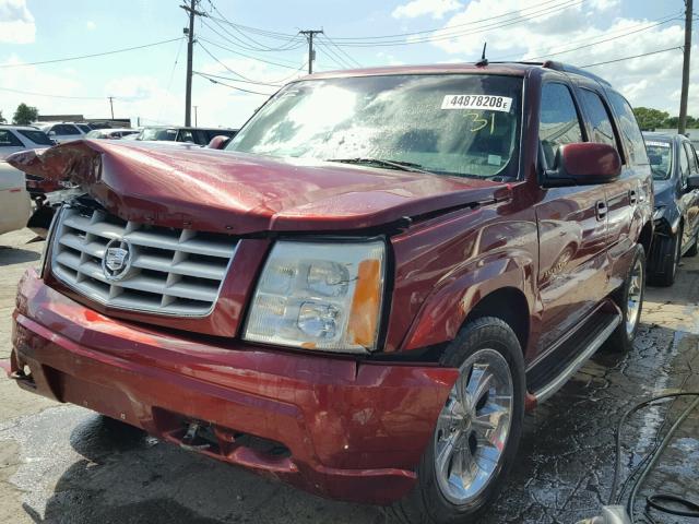 1GYEK63N43R149399 - 2003 CADILLAC ESCALADE L BURGUNDY photo 2